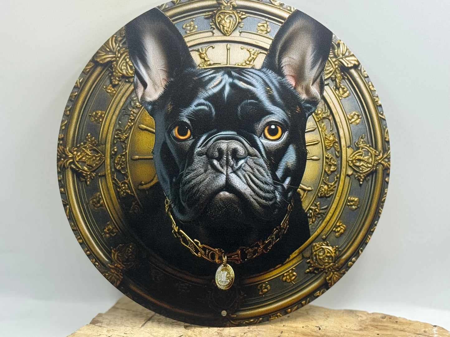 Französische Bulldogge Türschild / Dekoschild / Blechschild #41