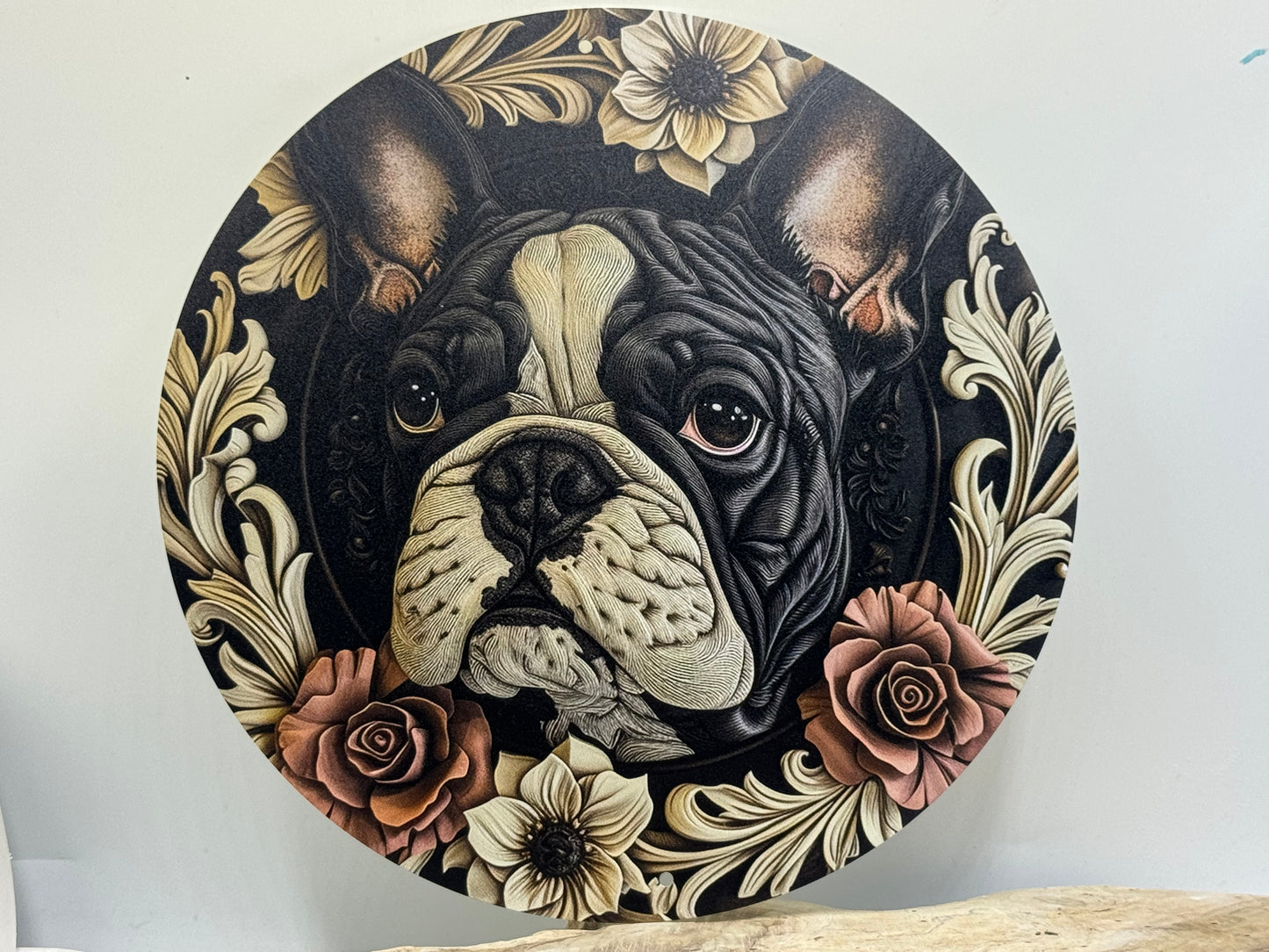 Französische Bulldogge Türschild / Dekoschild / Blechschild #60