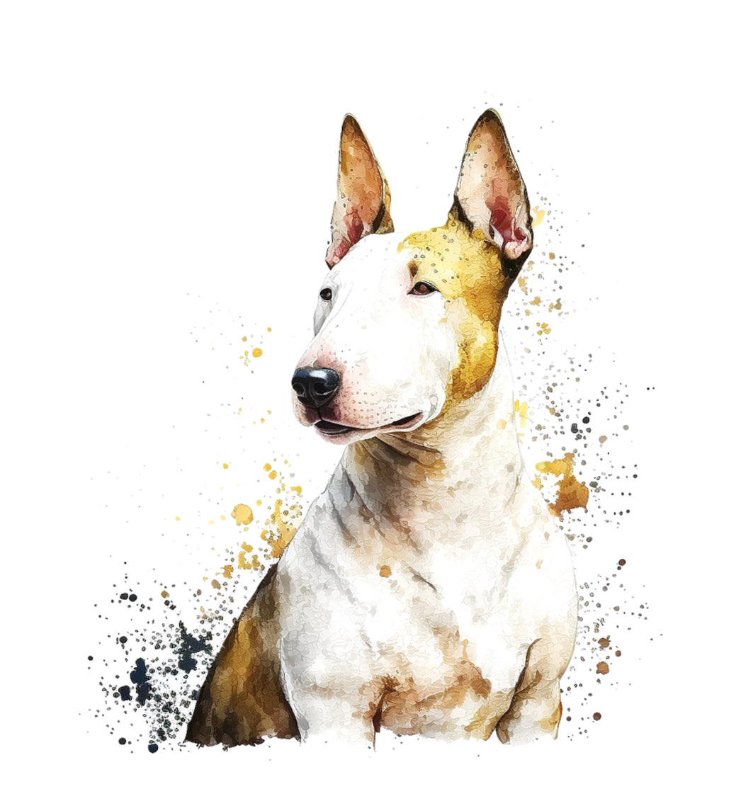 Bullterrier Bügelbild #6