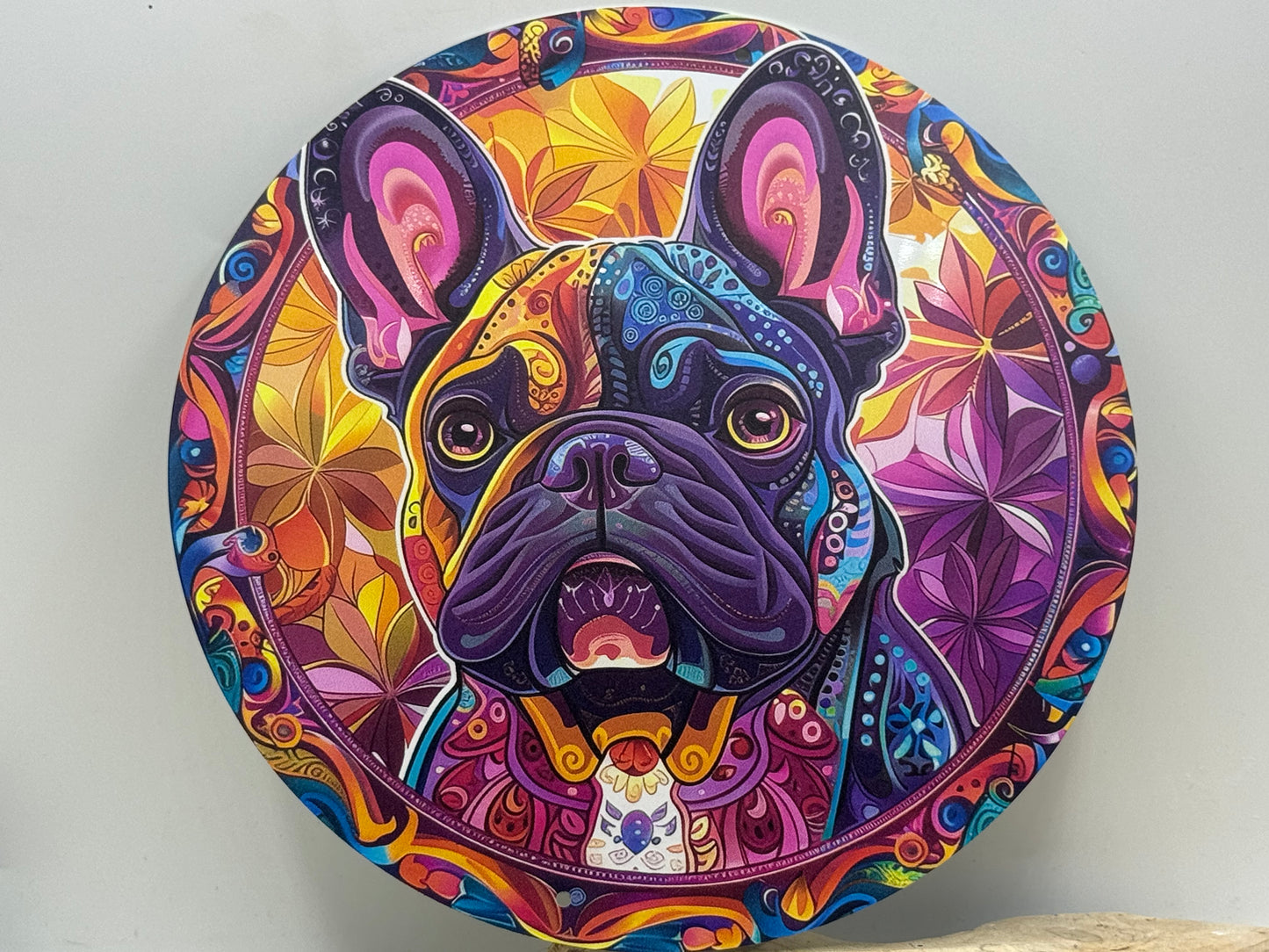 Französische Bulldogge Türschild / Dekoschild / Blechschild #92