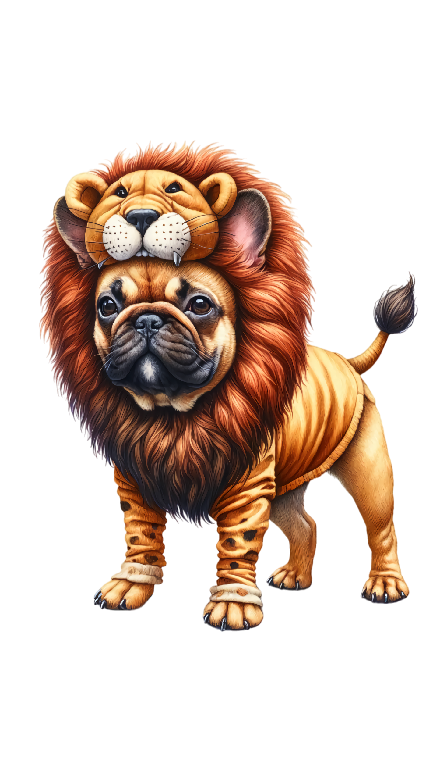 Französische Bulldogge Bügelbild Fiktiv #43