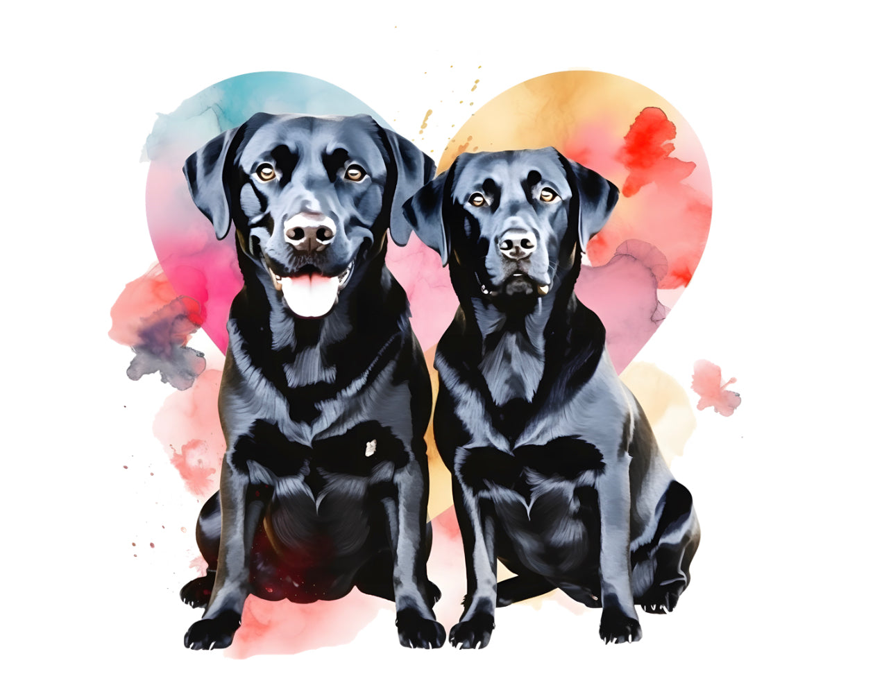 Labrador Bügelbild #3