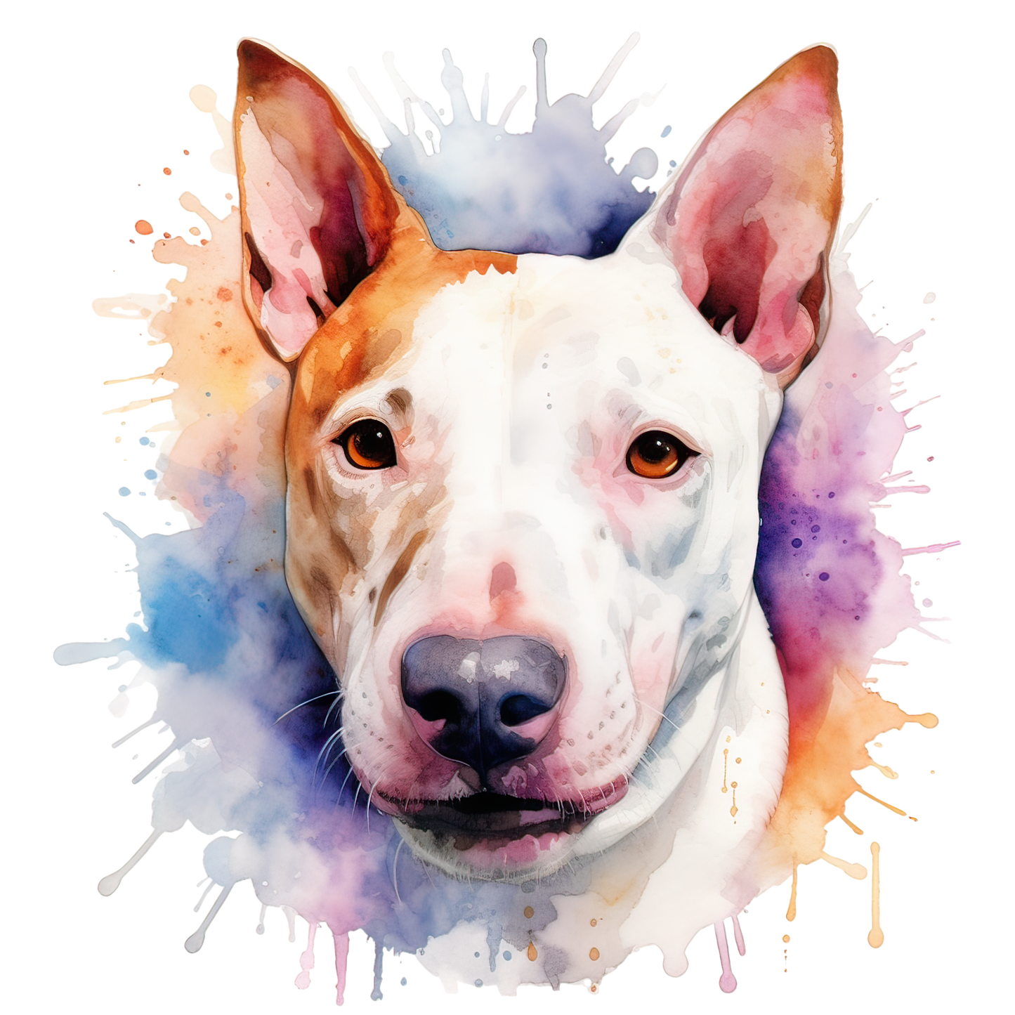 Bullterrier Bügelbild #9