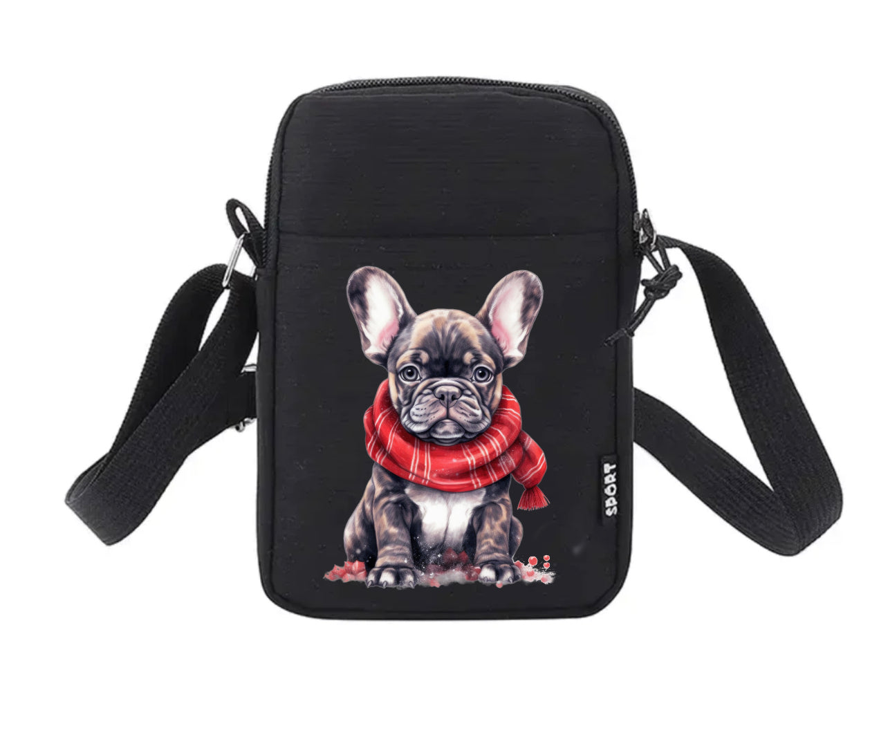 Französische Bulldogge Tasche Winter #13