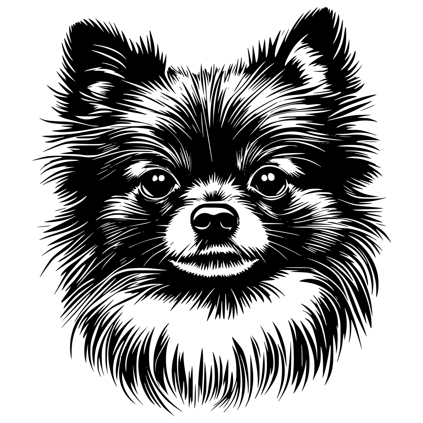 Zwergspitz Autoaufkleber #14