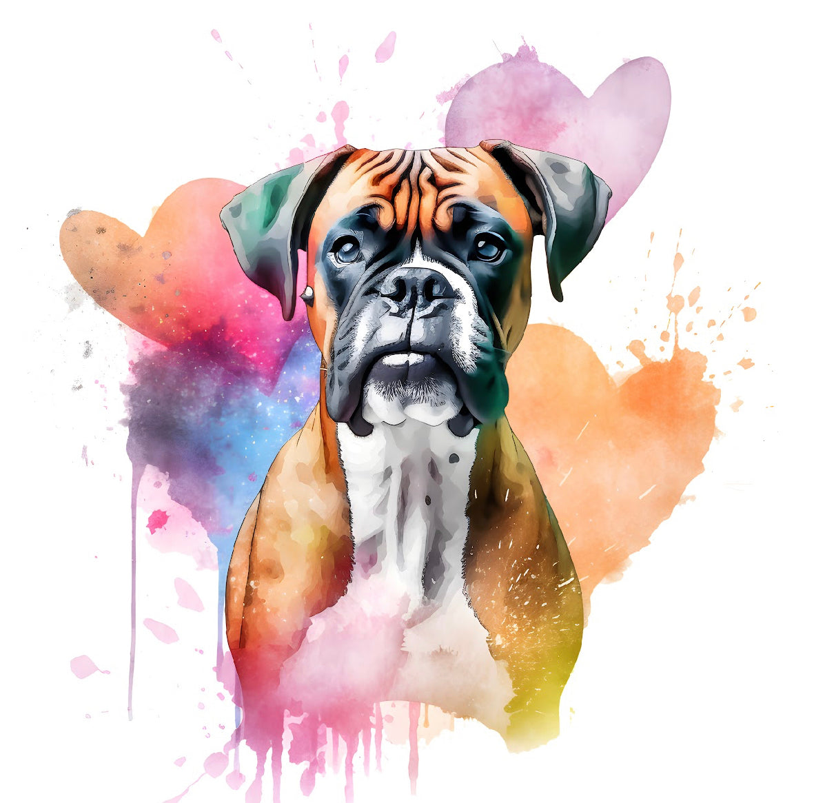 Boxer Bügelbild #39