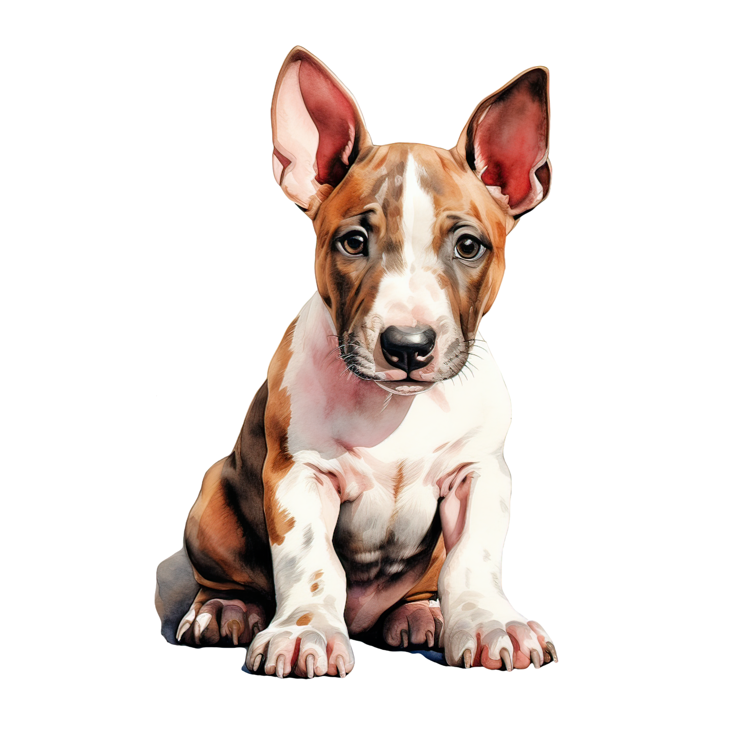 Bullterrier Bügelbild #11