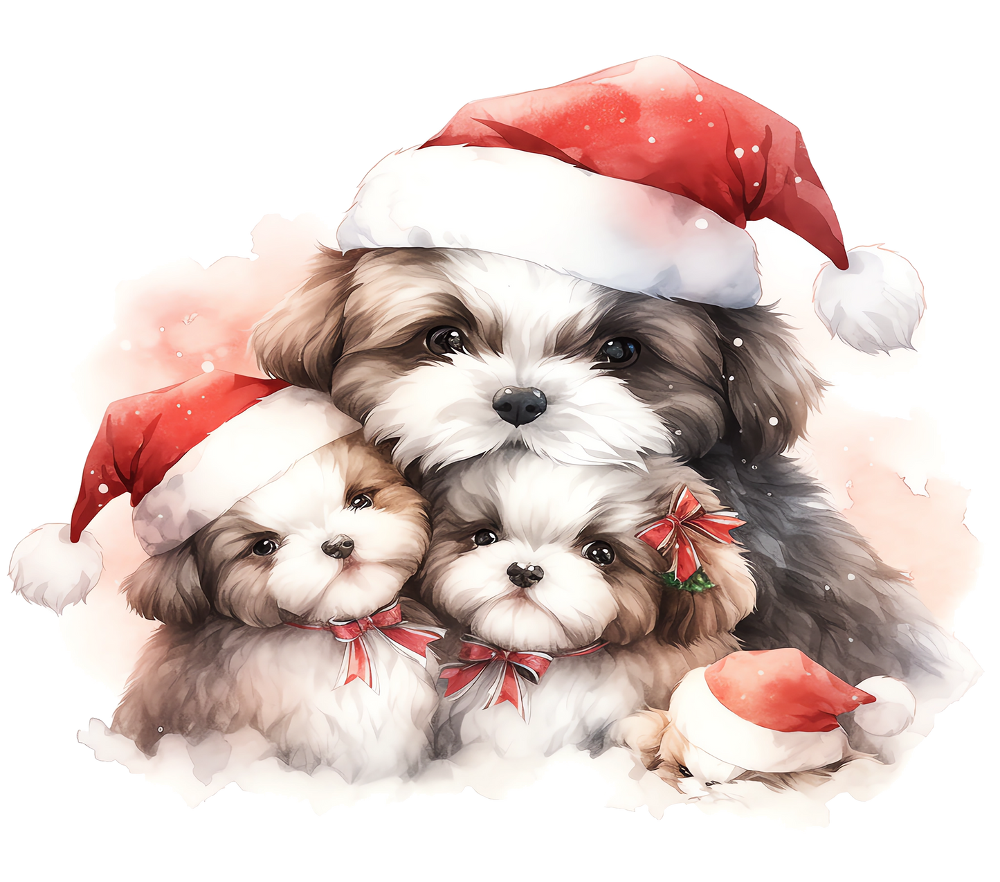 Shih Tzu Bügelbild Weihnachten #9