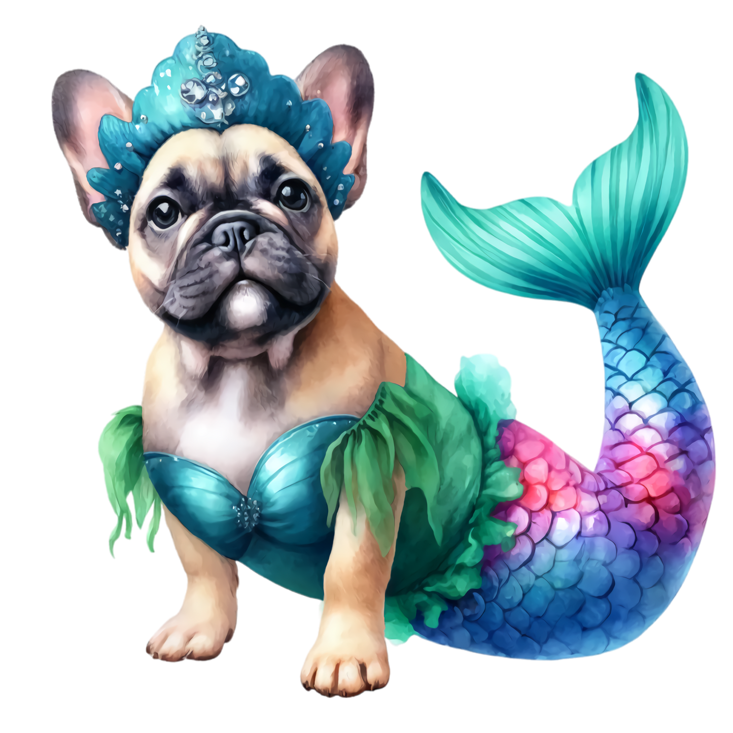 Französische Bulldogge Bügelbild Fiktiv #74