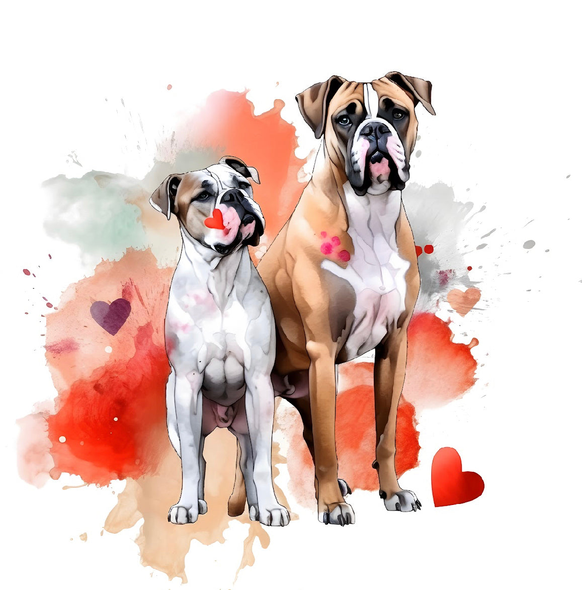 Boxer Bügelbild #33