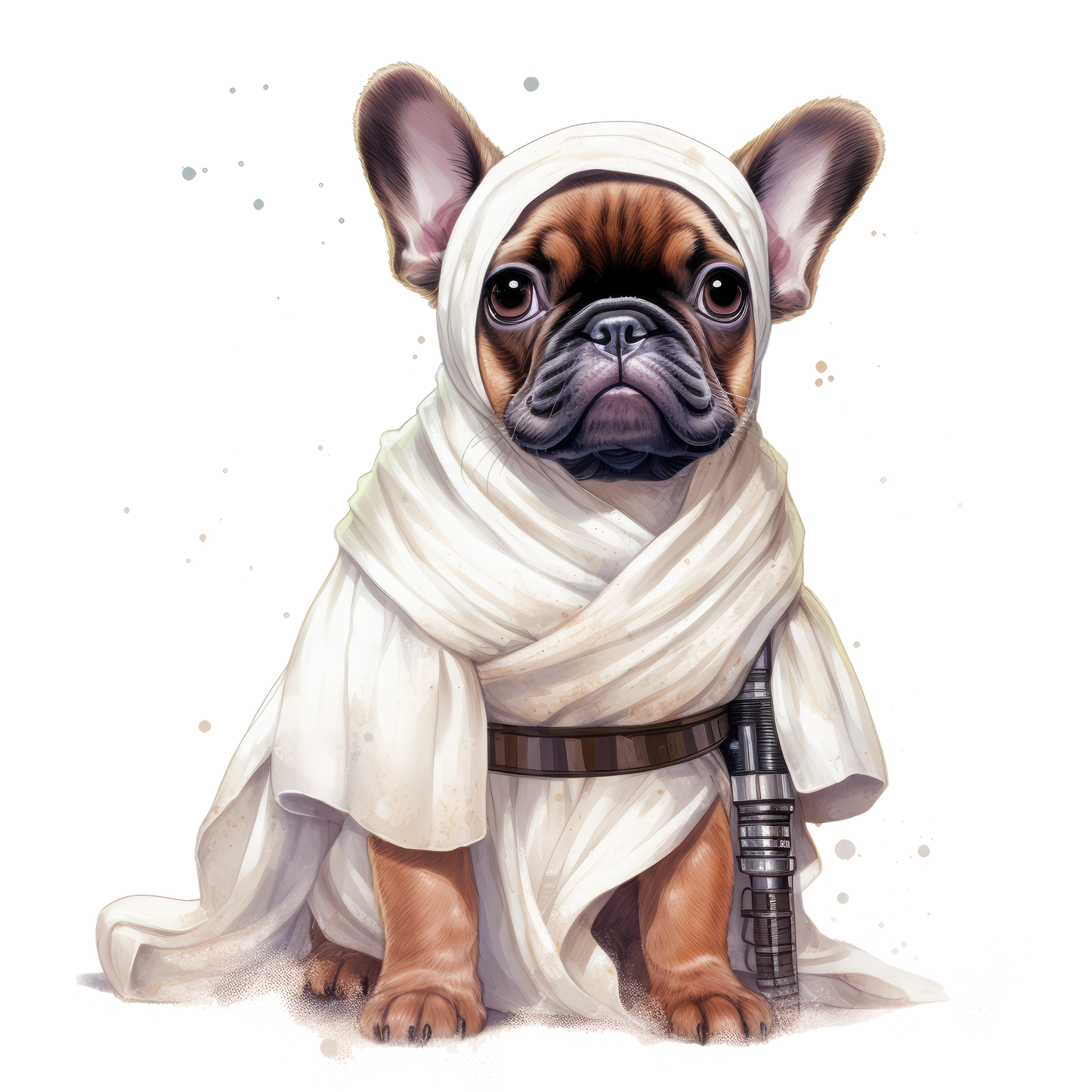 Französische Bulldogge Bügelbild Fiktiv #7