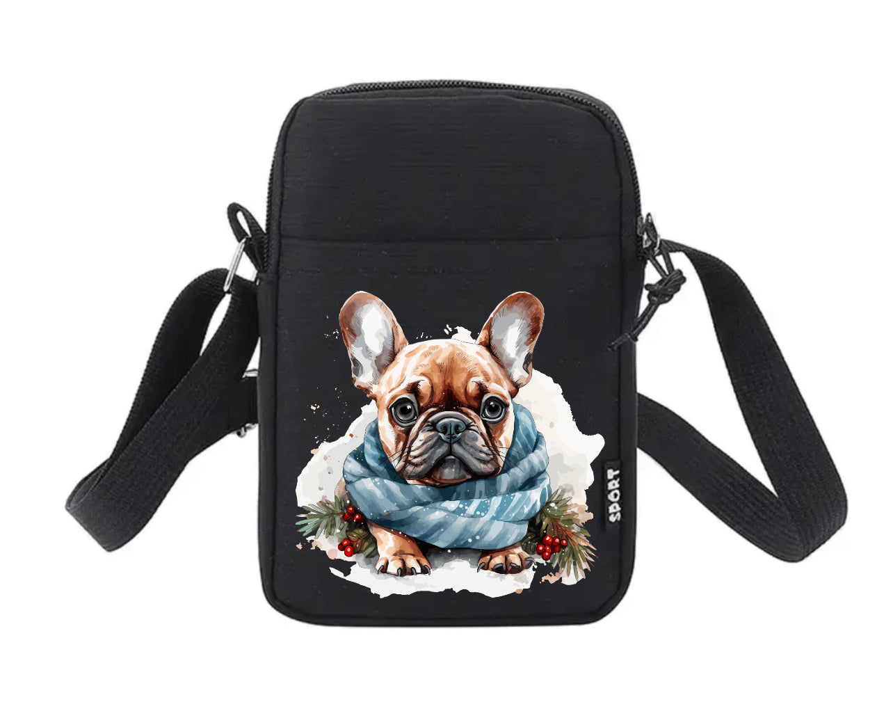 Französische Bulldogge Tasche Winter #5