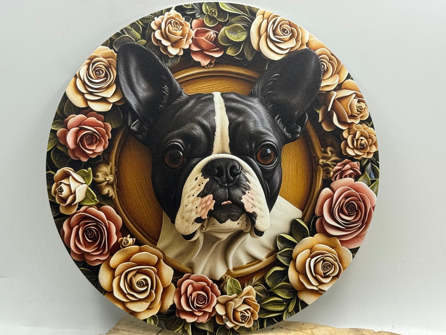 Französische Bulldogge Türschild / Dekoschild / Blechschild #53