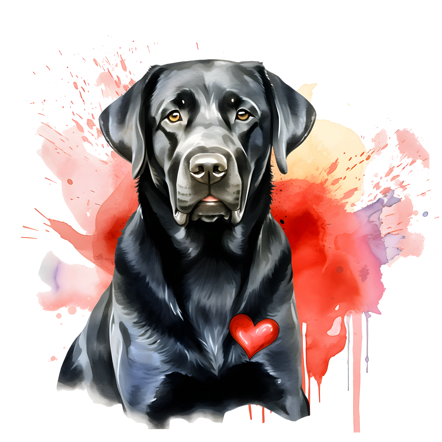 Labrador Bügelbild #1