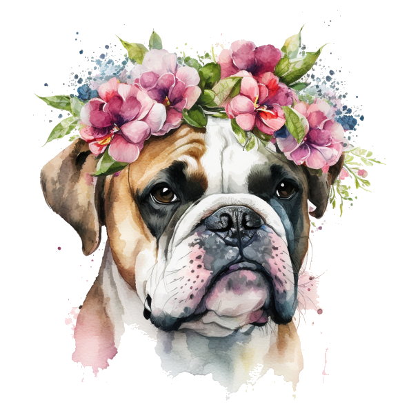 Englische Bulldogge Bügelbild #9