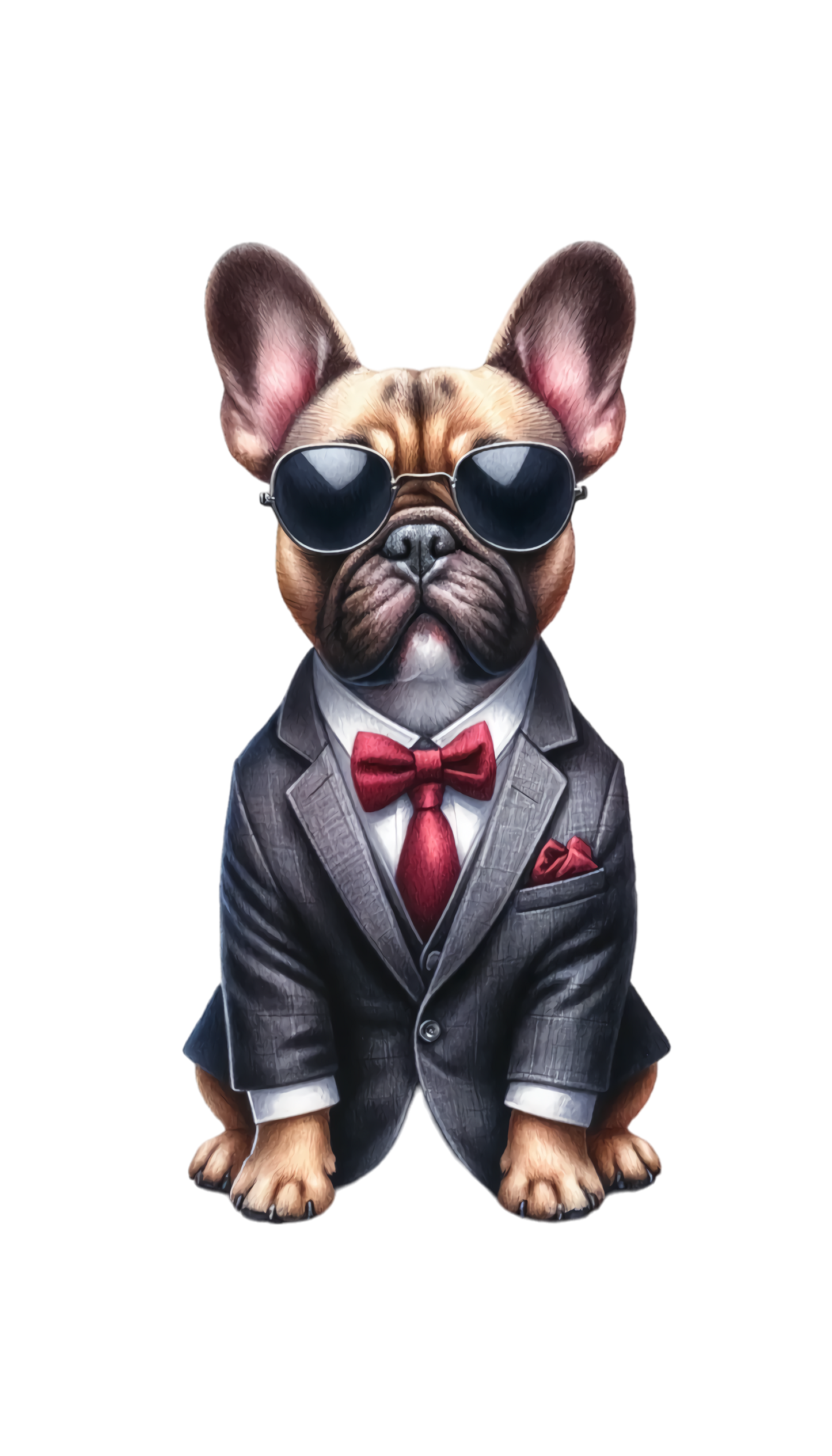 Französische Bulldogge Bügelbild Fiktiv #32