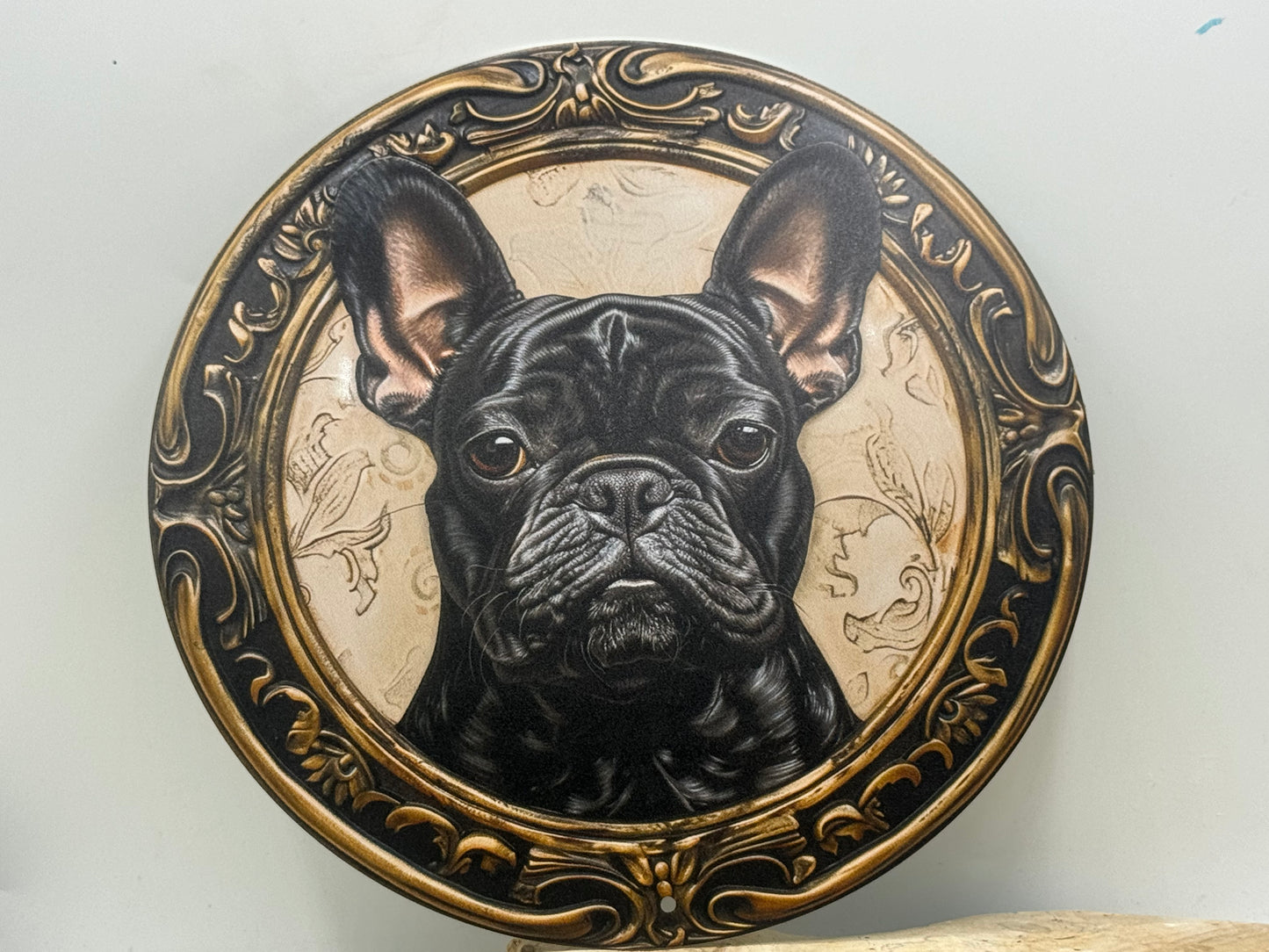 Französische Bulldogge Türschild / Dekoschild / Blechschild #102