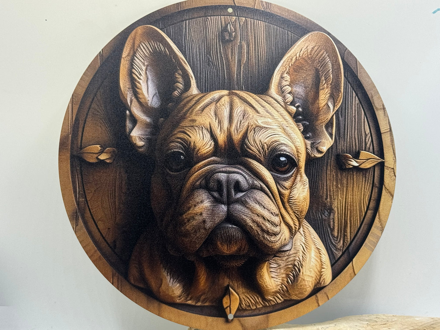 Französische Bulldogge Türschild / Dekoschild / Blechschild #69