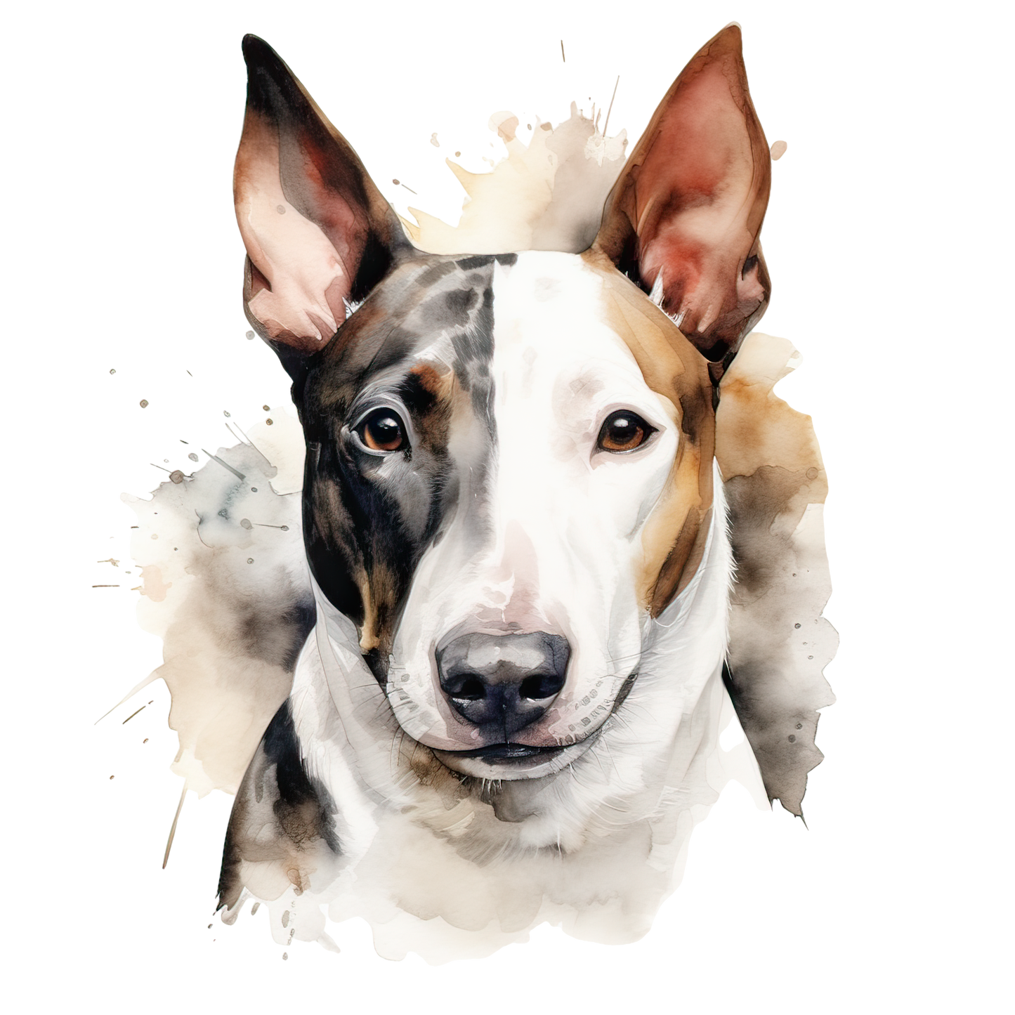 Bullterrier Bügelbild #12