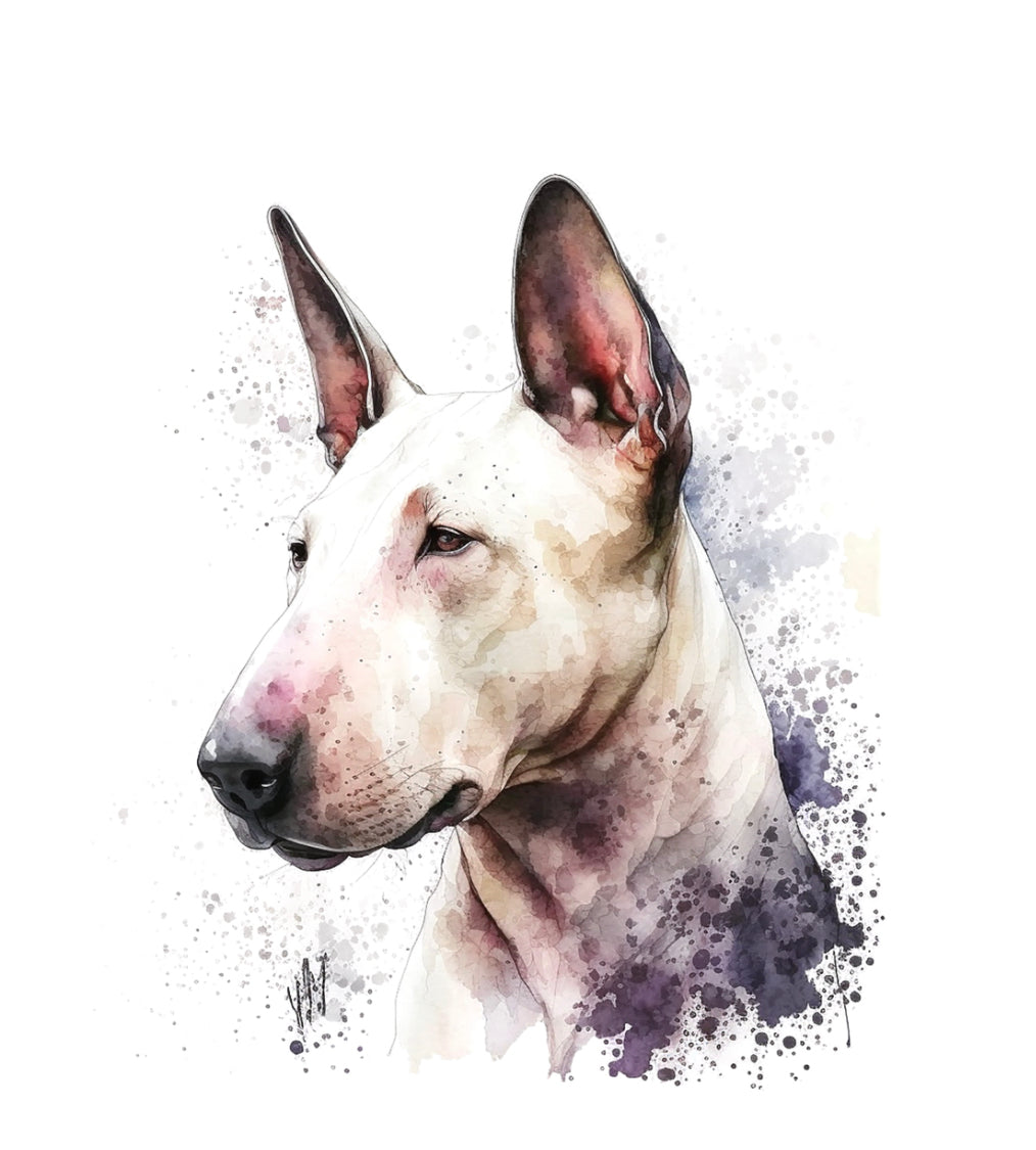 Bullterrier Bügelbild #5