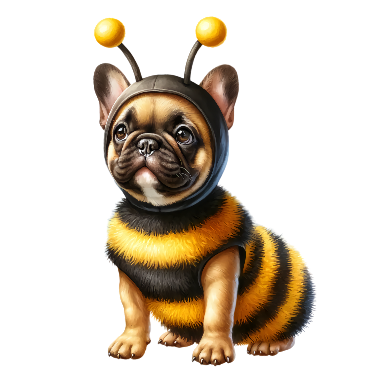 Französische Bulldogge Bügelbild Fiktiv #51