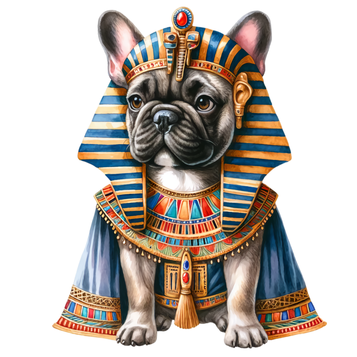 Französische Bulldogge Bügelbild Fiktiv #64