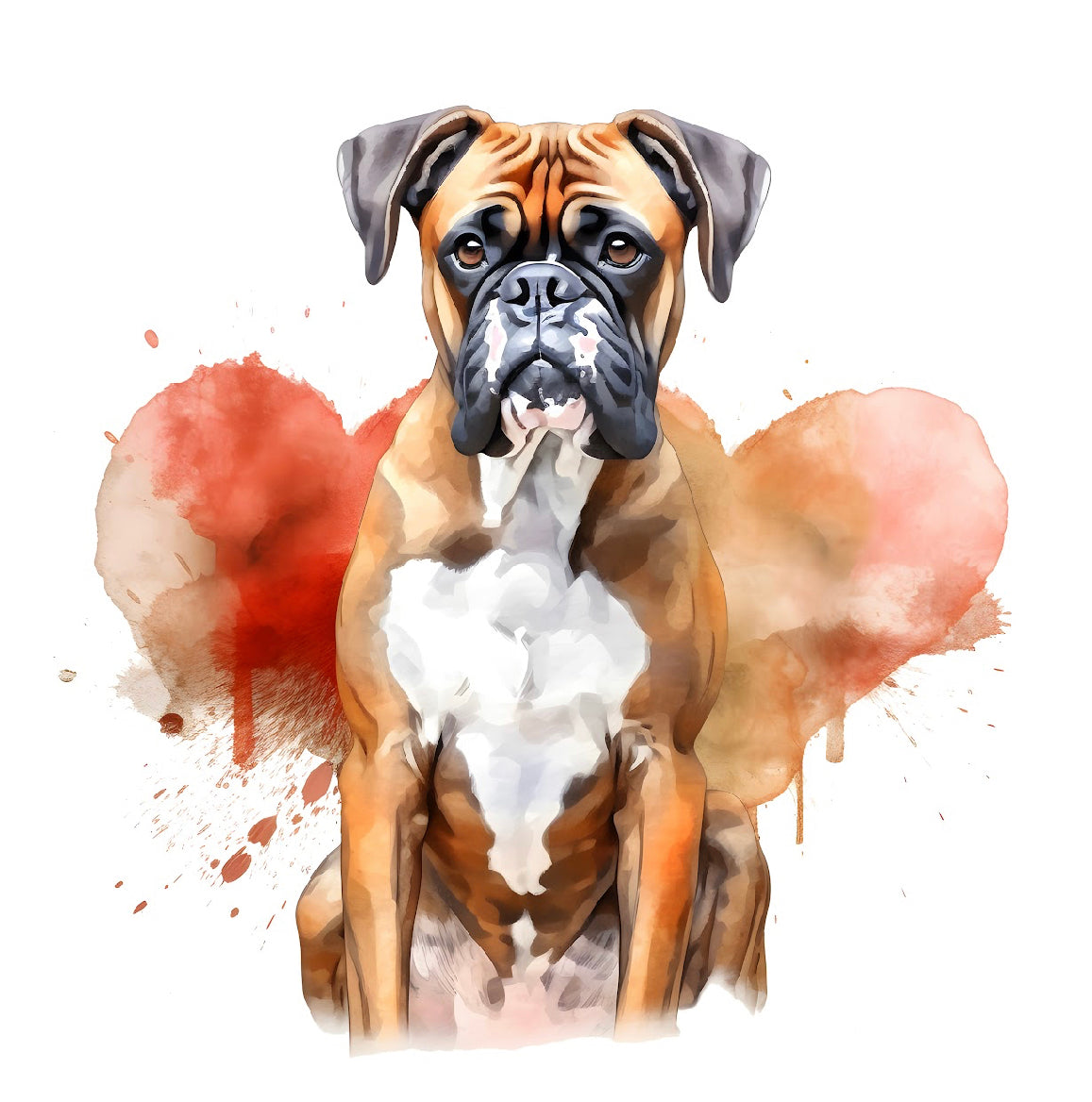 Boxer Bügelbild #41