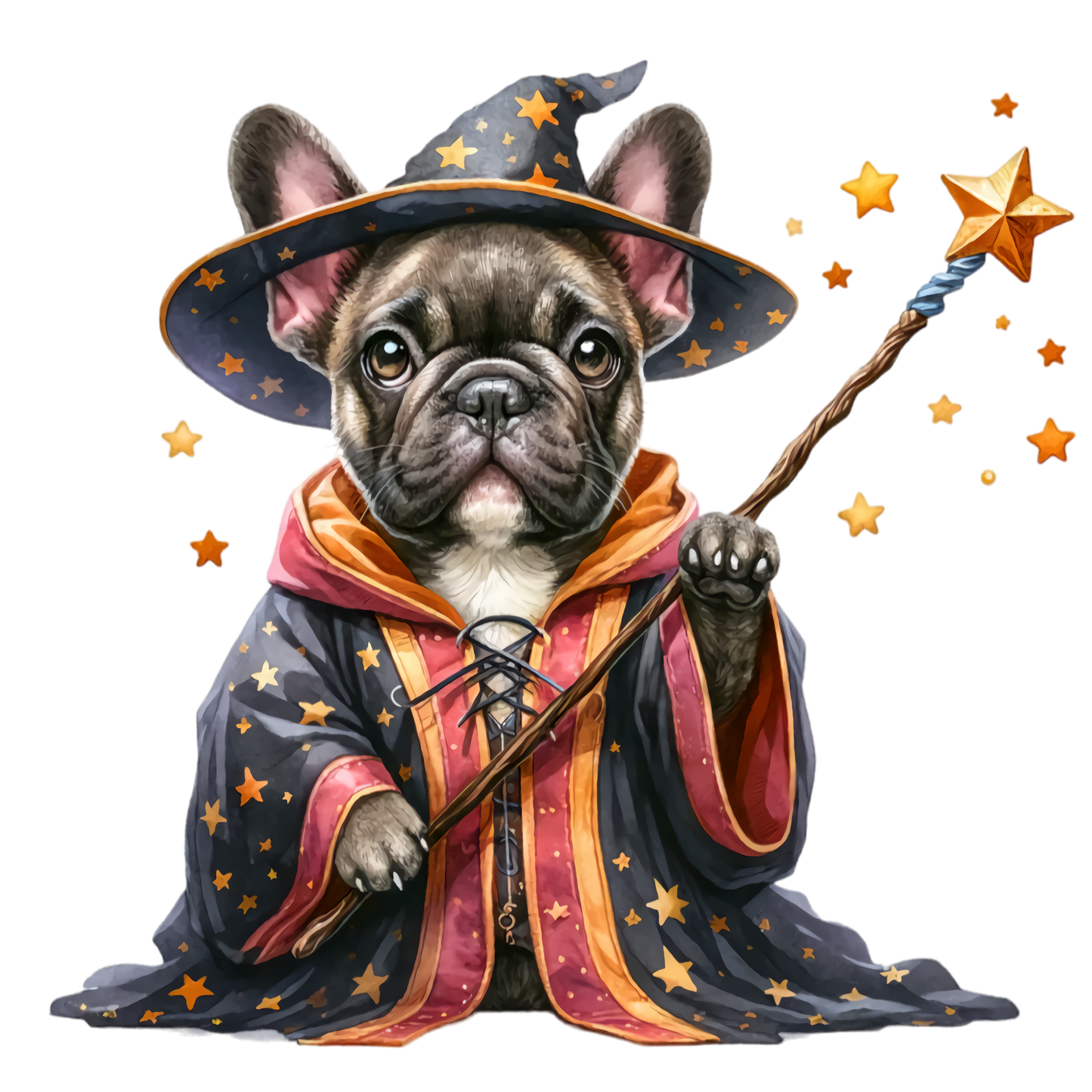 Französische Bulldogge Bügelbild Fiktiv #75