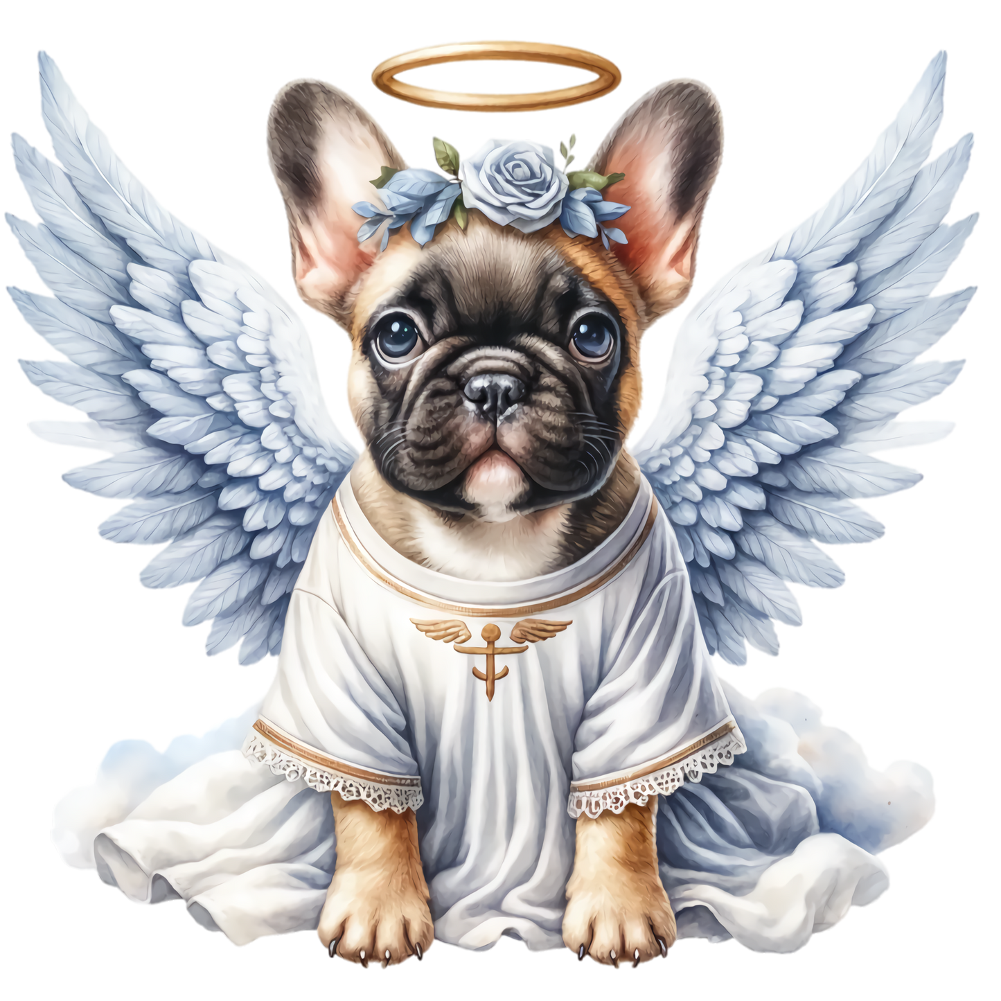 Französische Bulldogge Bügelbild Fiktiv #69