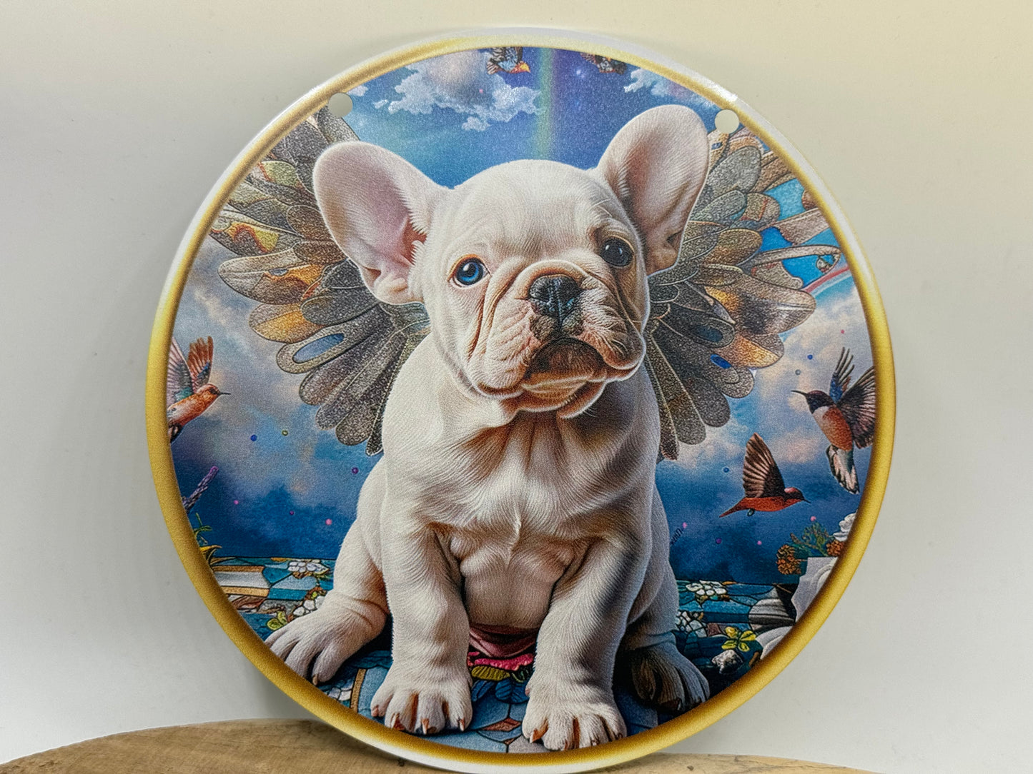 Französische Bulldogge Türschild / Dekoschild / Blechschild #186