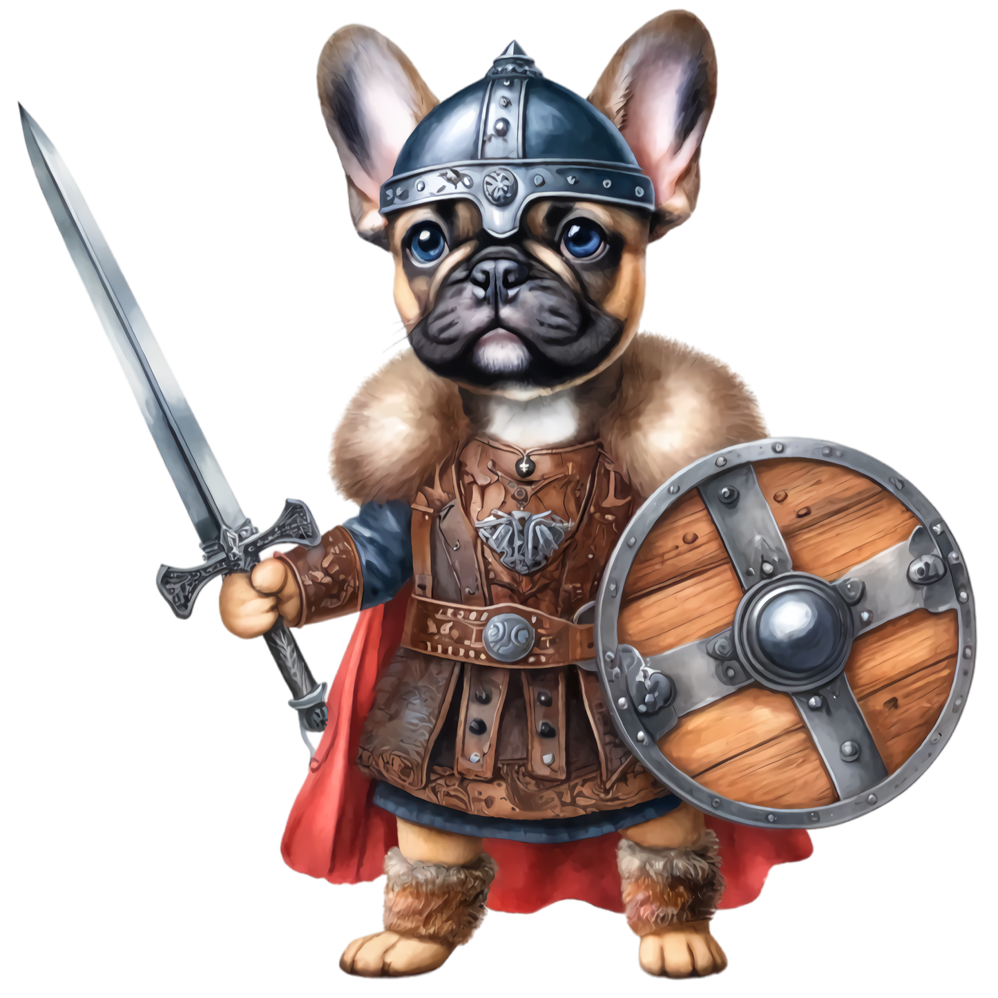 Französische Bulldogge Bügelbild Fiktiv #63