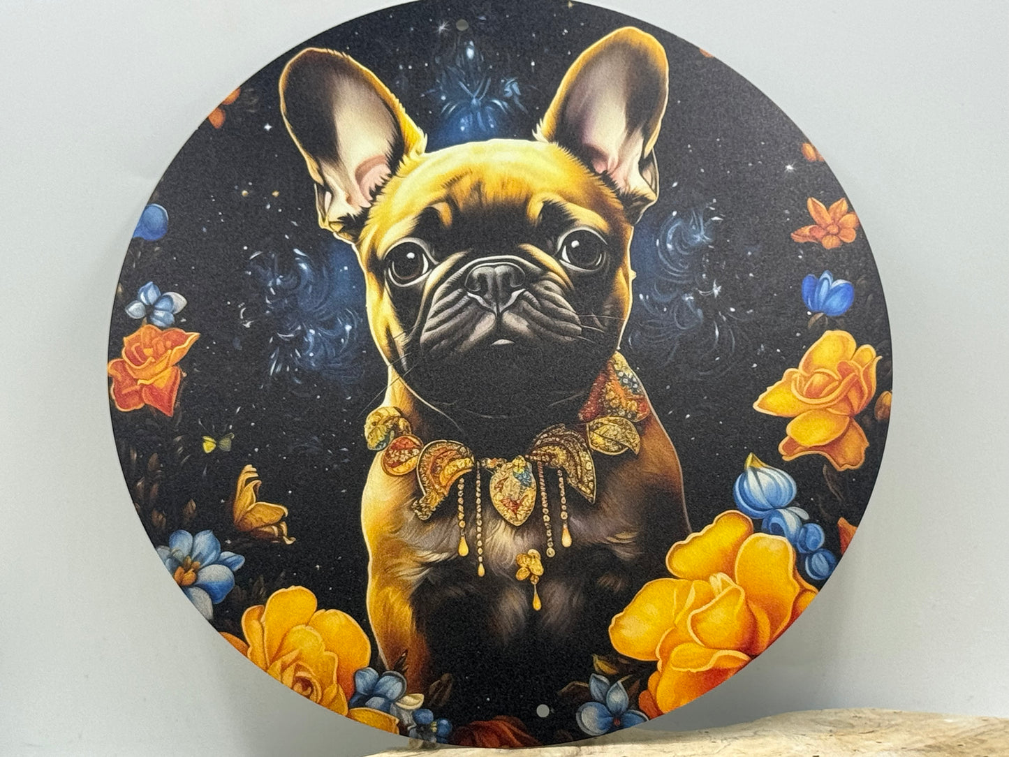 Französische Bulldogge Türschild / Dekoschild / Blechschild #84