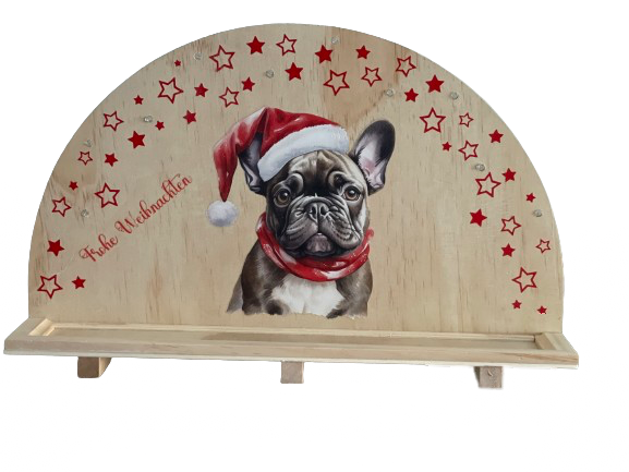 Lichterbogen mit eigenem Bild (farbig) Holz