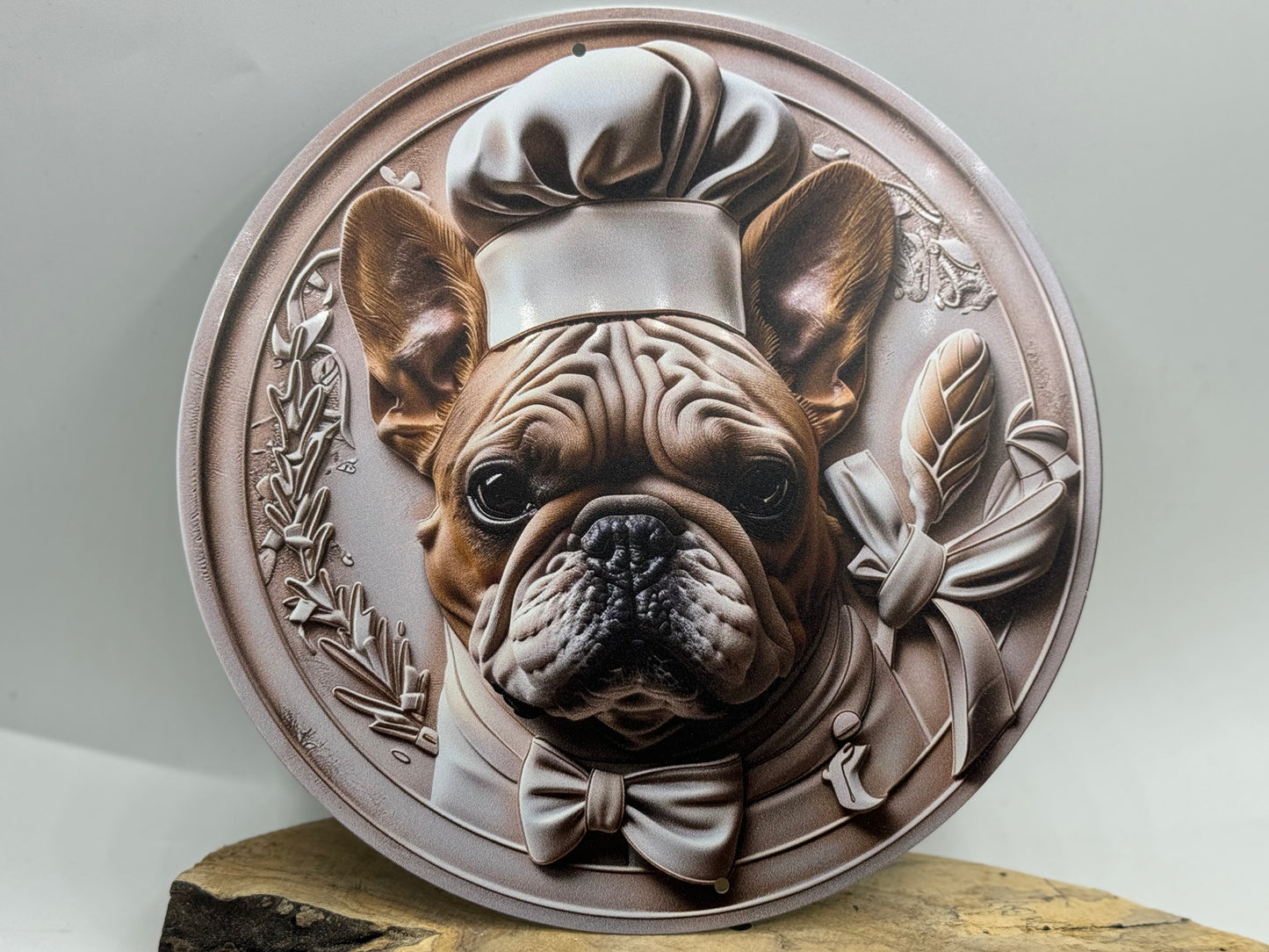 Französische Bulldogge Türschild / Dekoschild / Blechschild #175