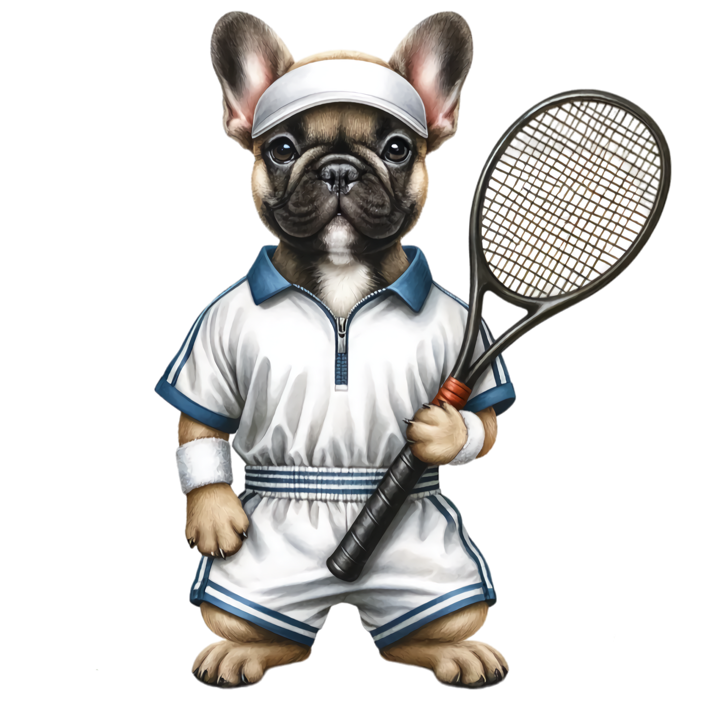 Französische Bulldogge Bügelbild Fiktiv #58