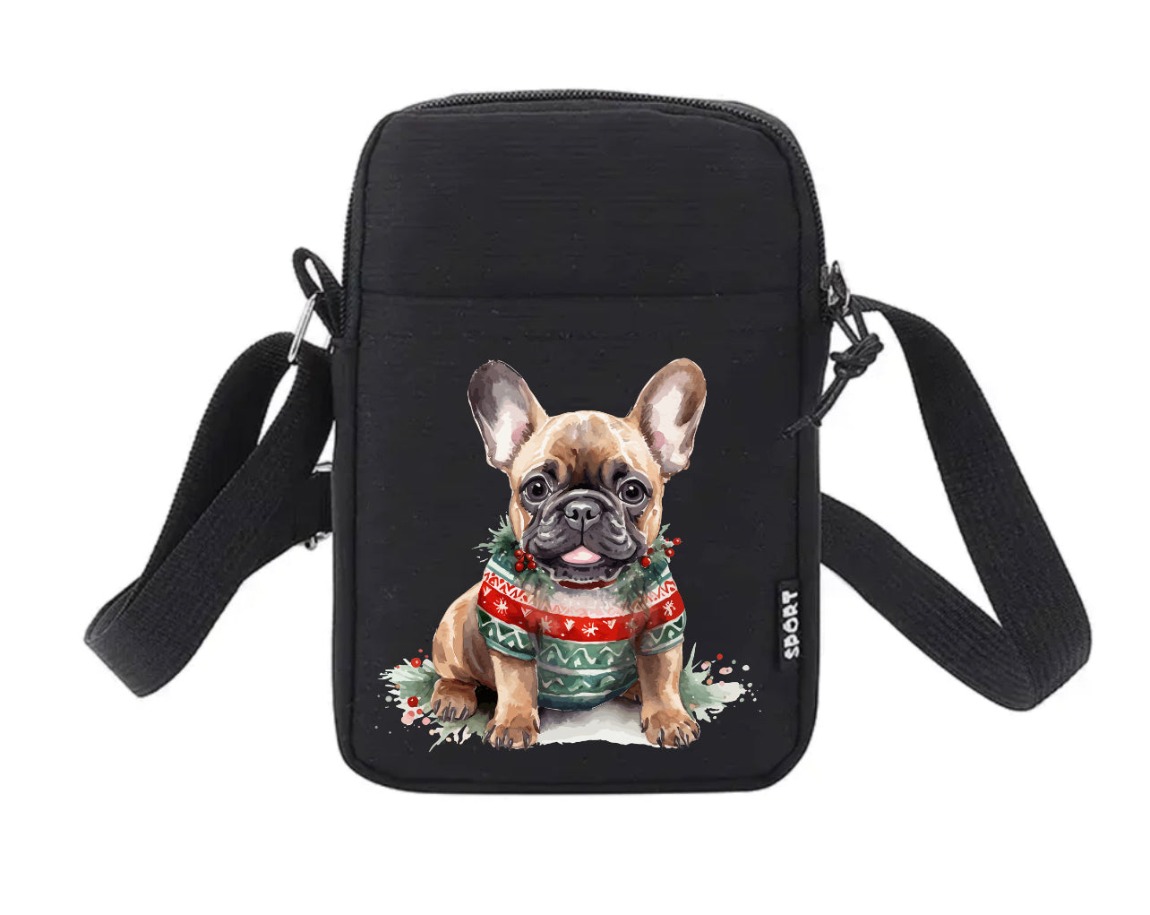 Französische Bulldogge Tasche Winter #9