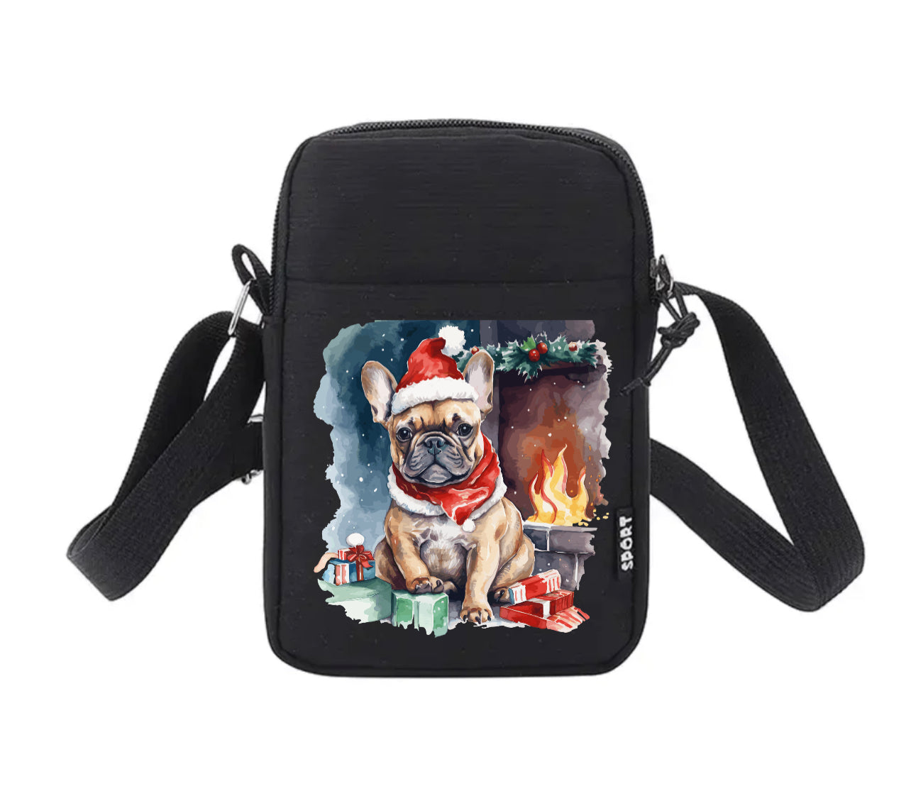 Französische Bulldogge Tasche Weihnachten #3