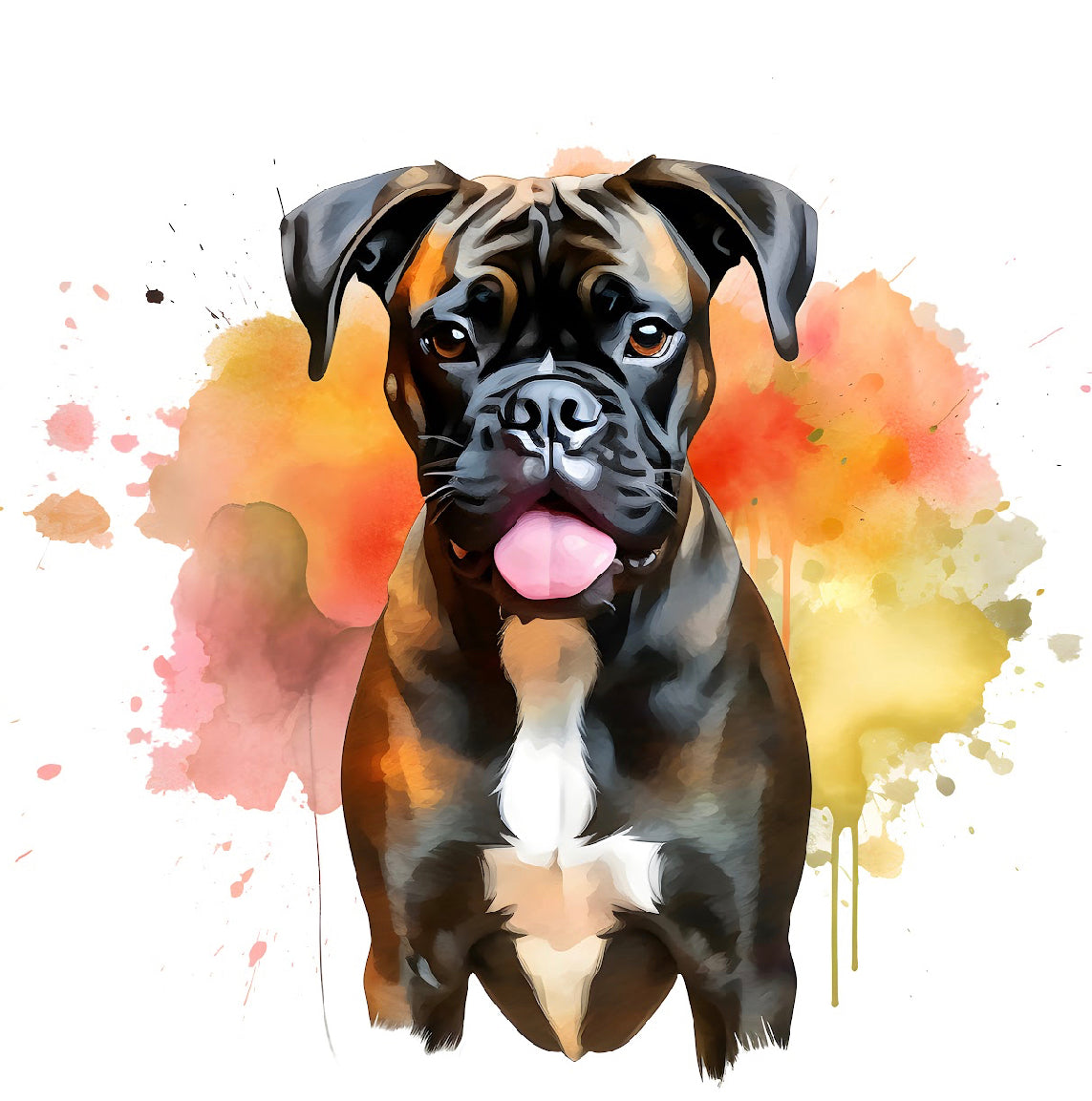 Boxer Bügelbild #34