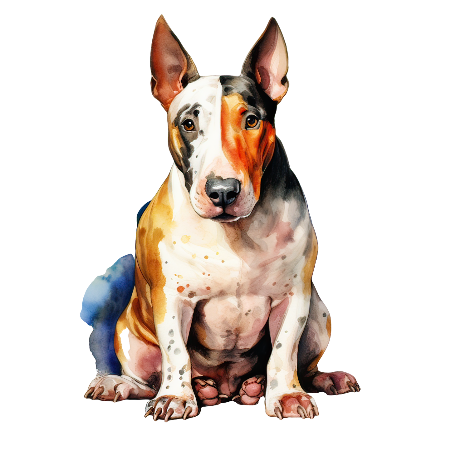Bullterrier Bügelbild #10