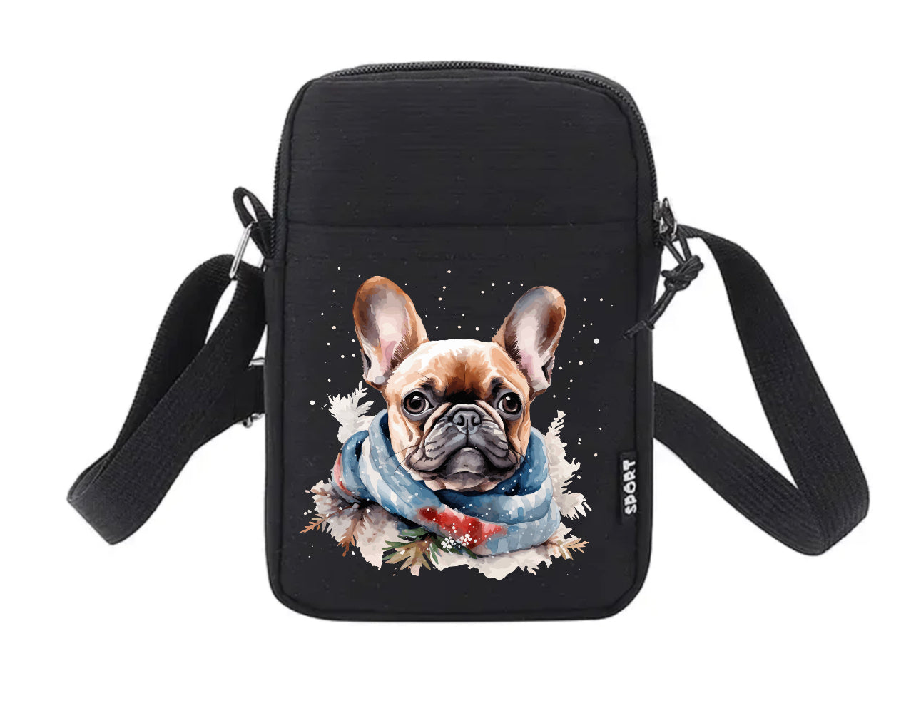 Französische Bulldogge Tasche Winter #6