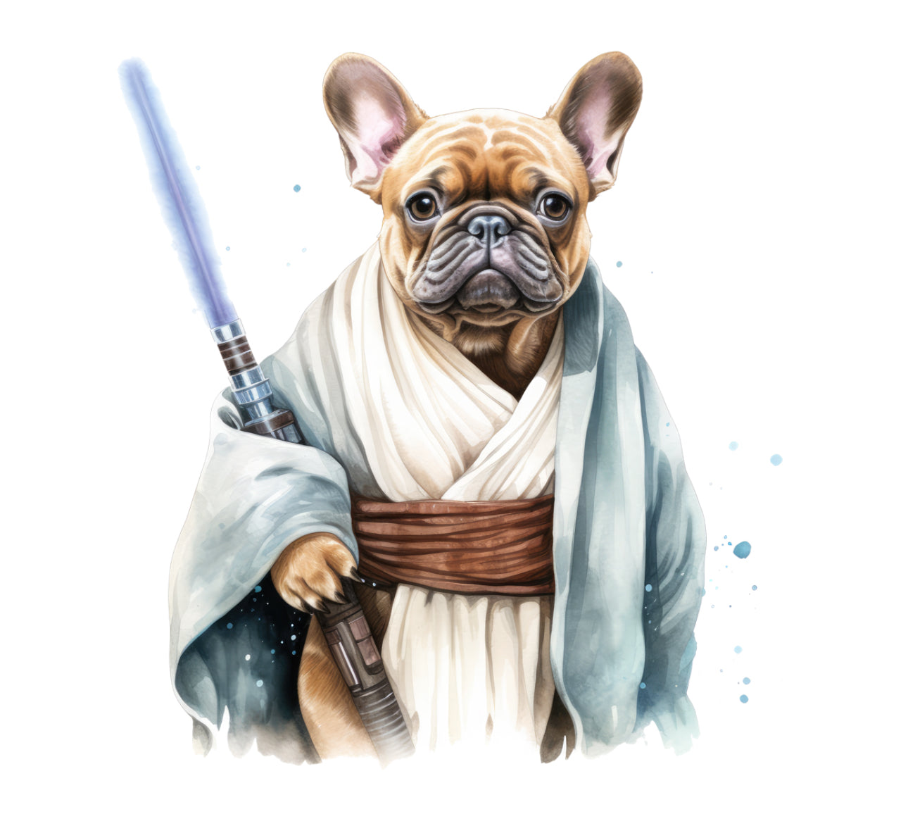 Französische Bulldogge Bügelbild Fiktiv #24