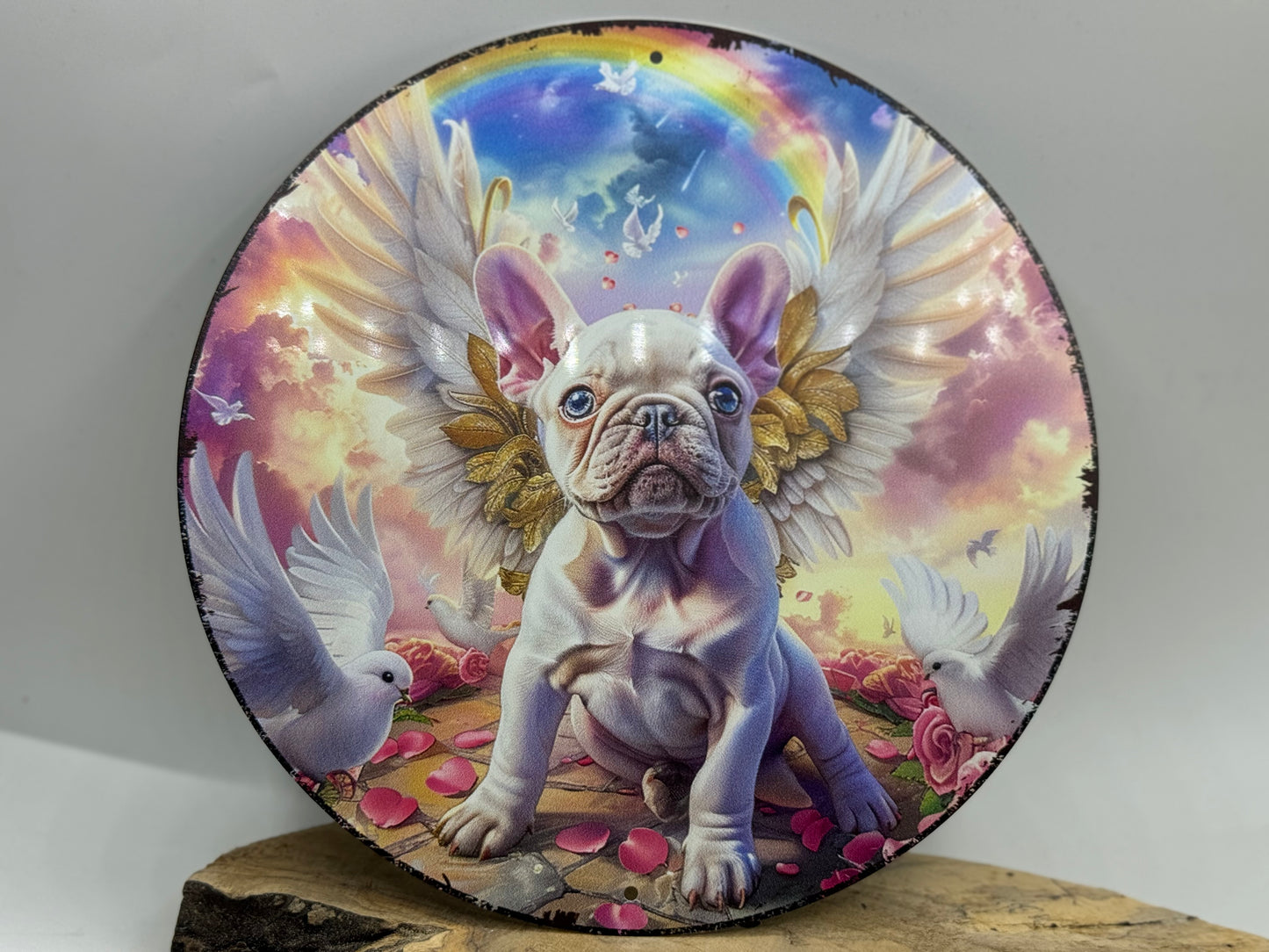 Französische Bulldogge Türschild / Dekoschild / Blechschild #189