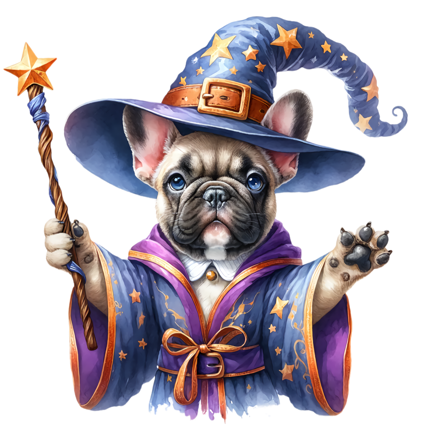 Französische Bulldogge Bügelbild Fiktiv #47