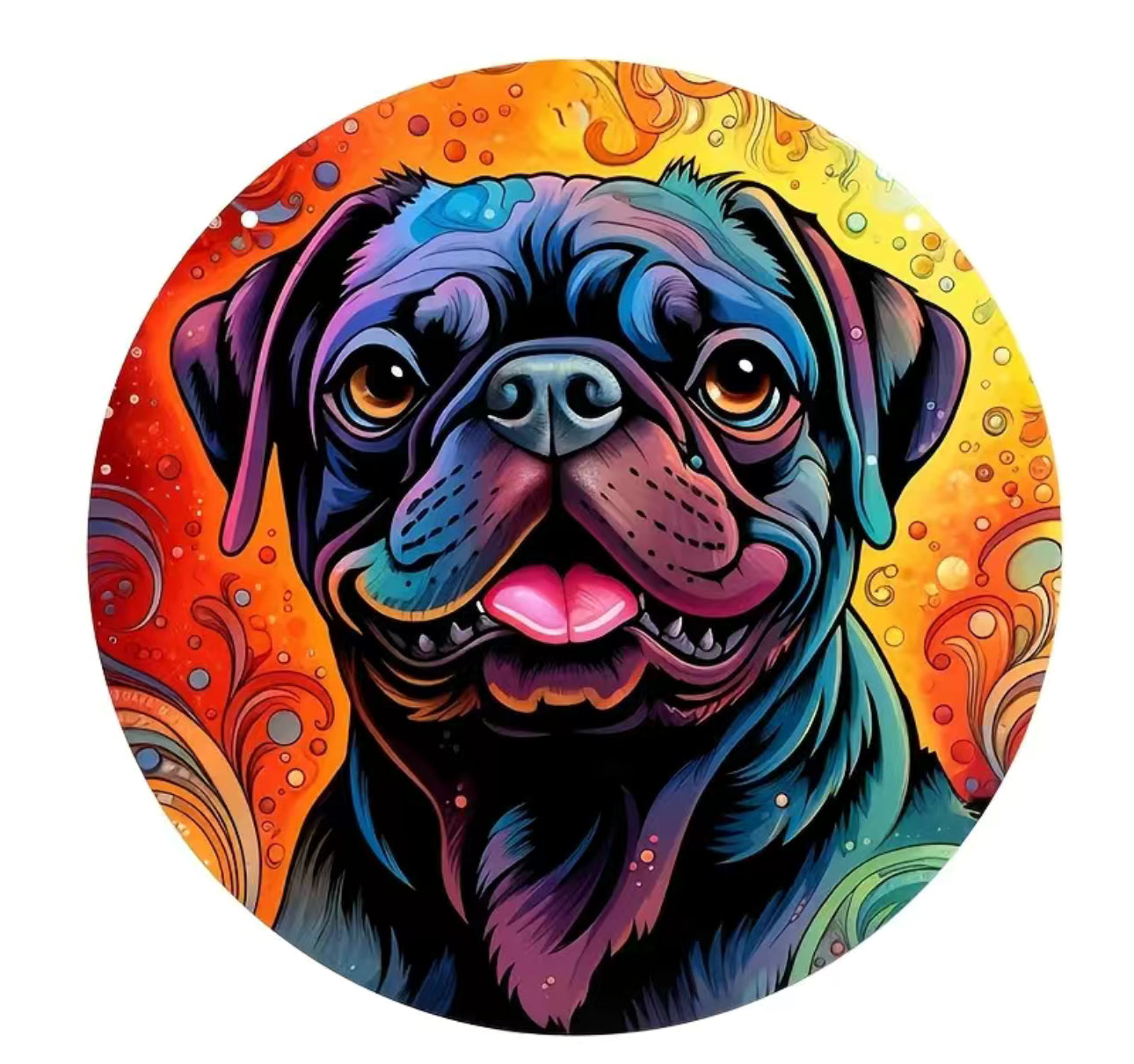 Mops Dekoschild / Dekoration / Sonnenfänger #1 - Sale