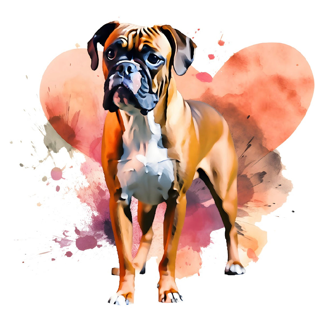 Boxer Bügelbild #42