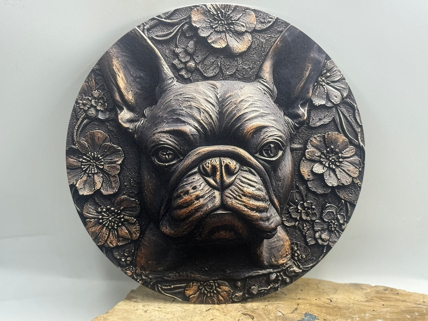 Französische Bulldogge Türschild / Dekoschild / Blechschild #29