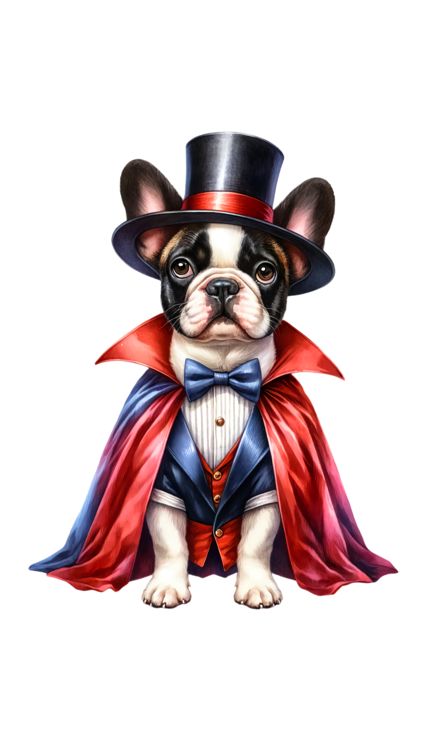 Französische Bulldogge Bügelbild Fiktiv #30