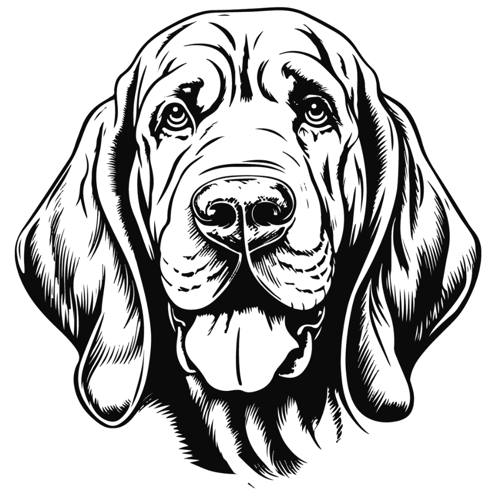 Bloodhound Autoaufkleber #1