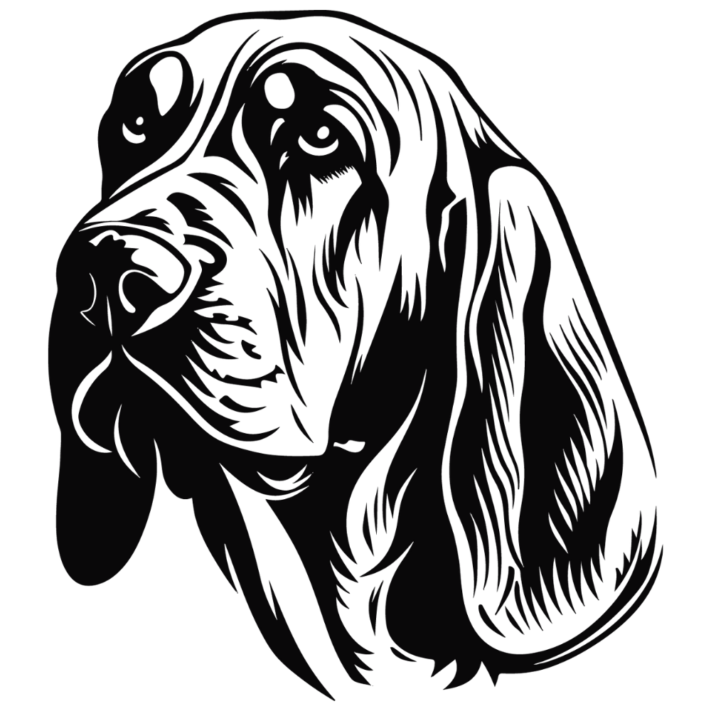 Bloodhound Autoaufkleber #2