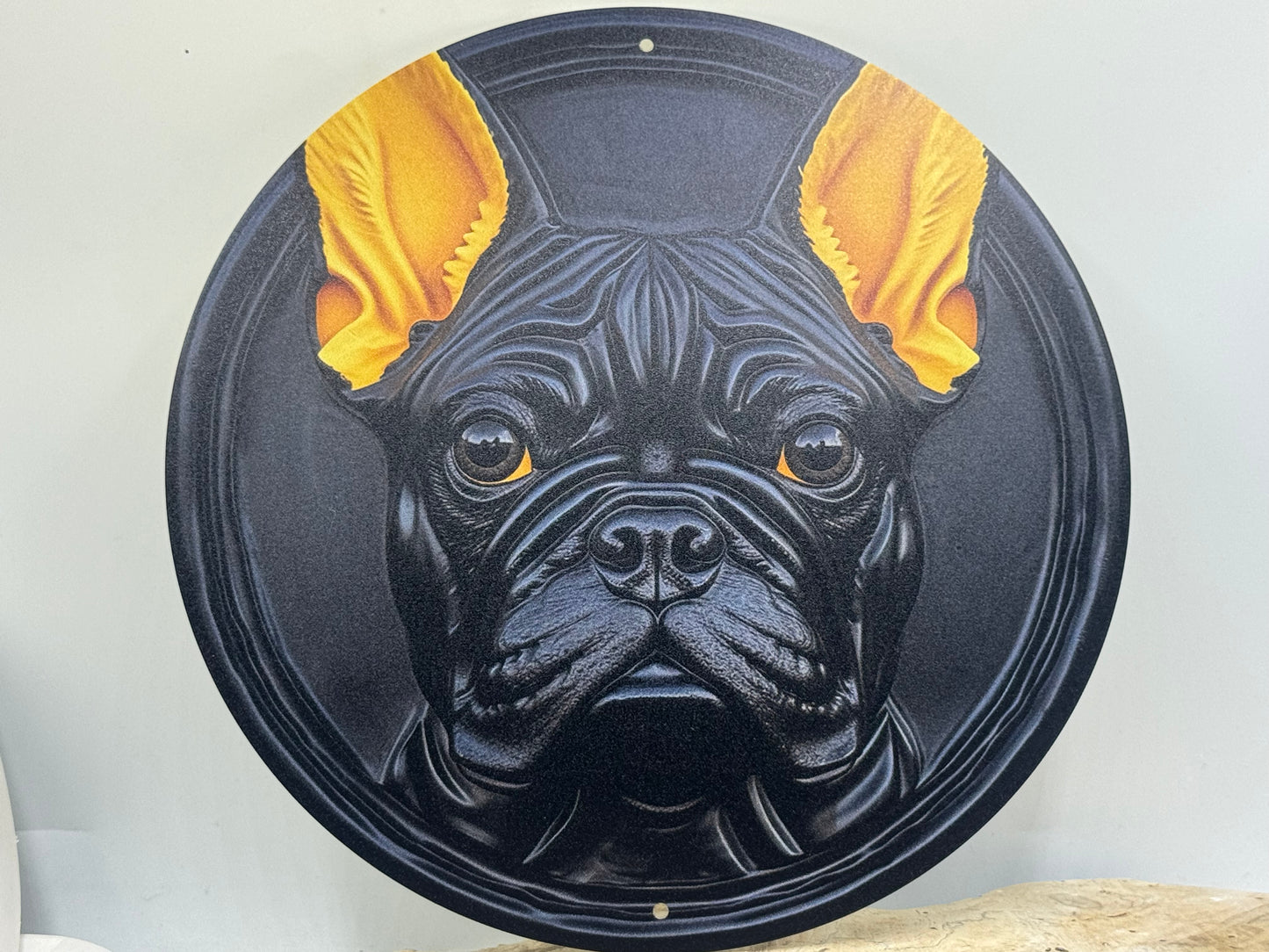 Französische Bulldogge Türschild / Dekoschild / Blechschild #67